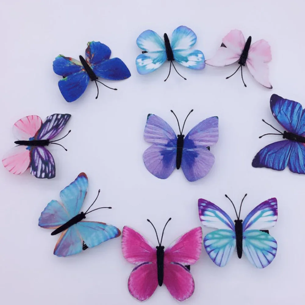 

30Pcs Simulation Shape Hair Clips Cloth Hair Colorful Barrette Adorable Headpins Headdress for Girls Random Color