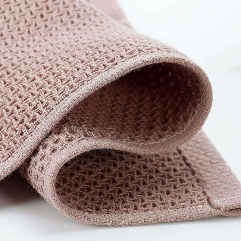 

Cotton Weave Kitchen Dish Cloths,Cotton Dish Towels, Absorbent Quick Drying Dish Towels, 13X13 Inches, 4-Pack