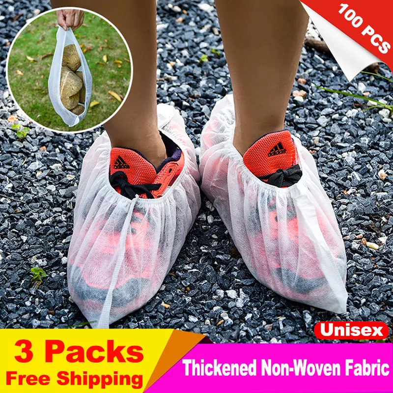 Новинка нетканый чехол для обуви домашние толстые моющиеся Чехлы Нескользящие