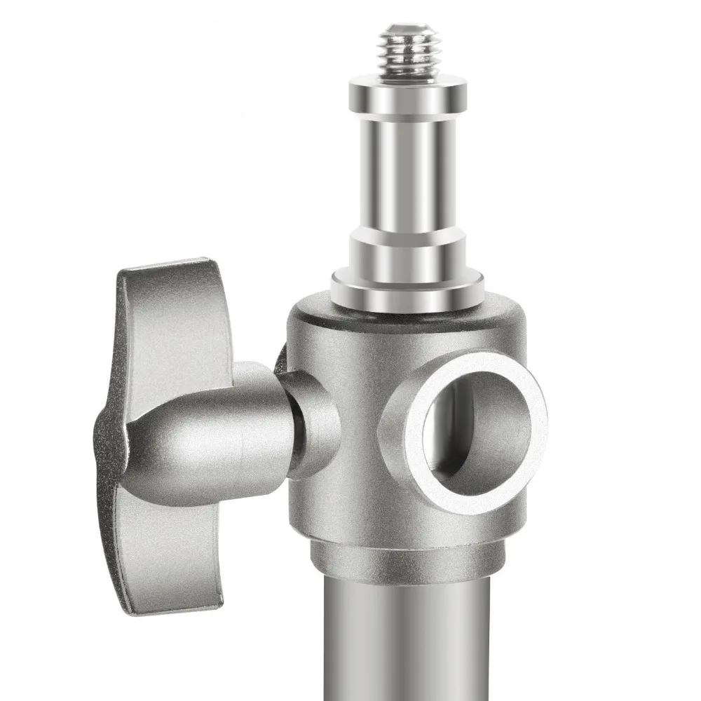 Neewer Stainless Steel Light Stand Silver, 86.6 inches/220 centimeters Foldable and Portable Heavy Duty Stand for Studio Softbox