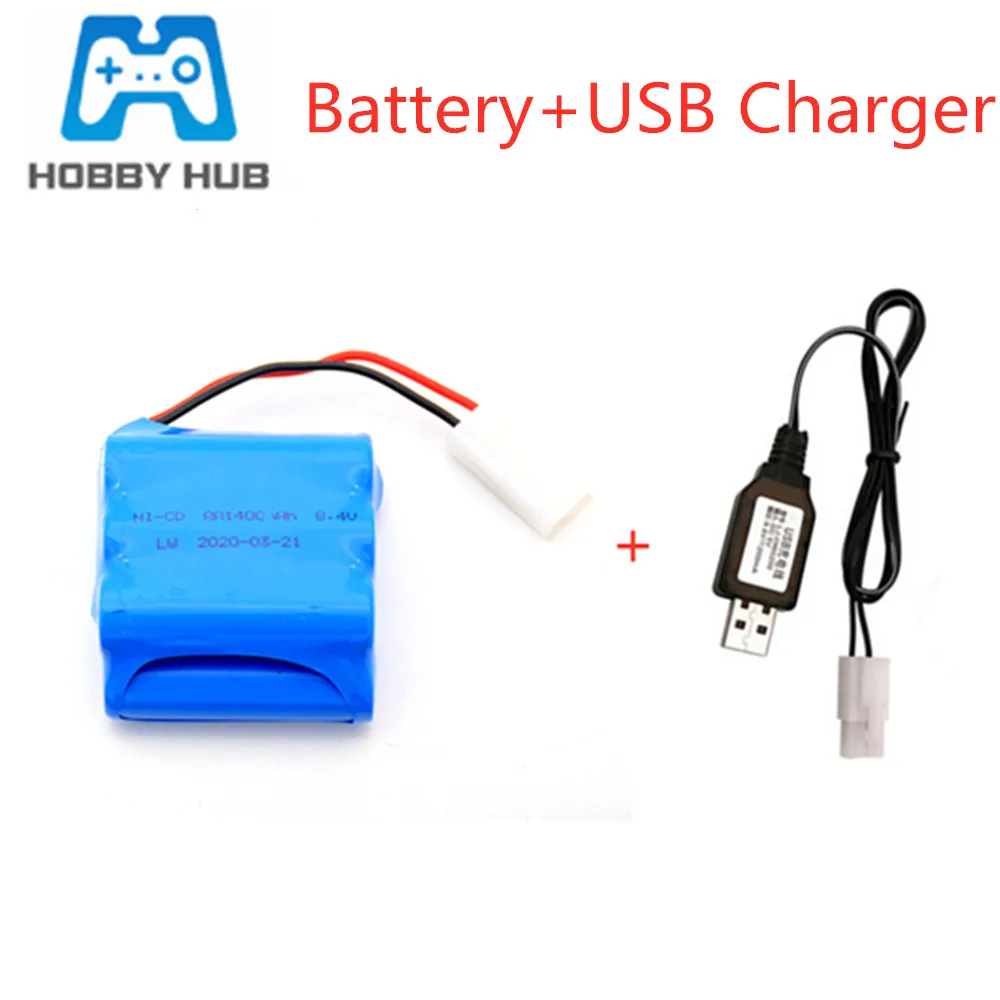 

8.4v 1400mAh NiCD Battery + Charger For Rc toys Cars Tanks Robots Gun Boats Parts AA Ni-CD 8.4v Rechargeable Battery Pack