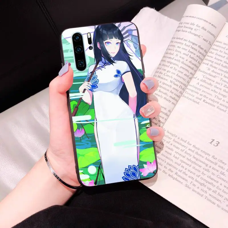 

Naruto Female Ninja Phone Case Black For Huawei P10/20/30/40/20Pro/30Pro/30Lite/40Pro NOVA3/3E/3i/7SE Cases