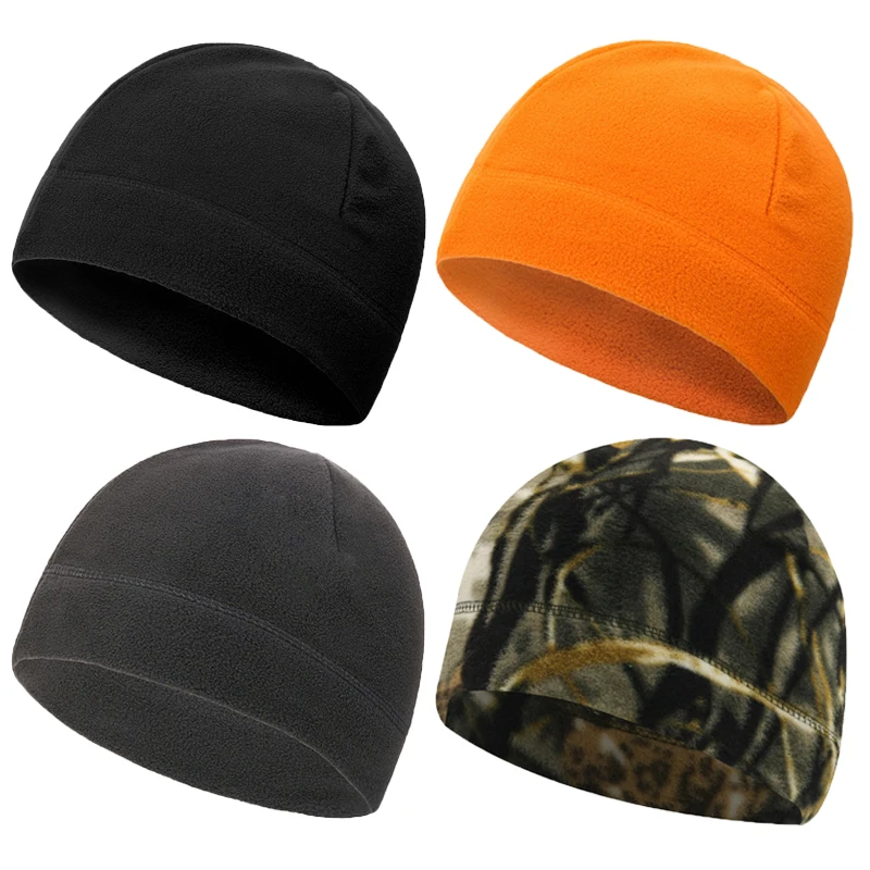 Шапки для велоспорта на открытом воздухе зимние теплые флисовые ветрозащитные
