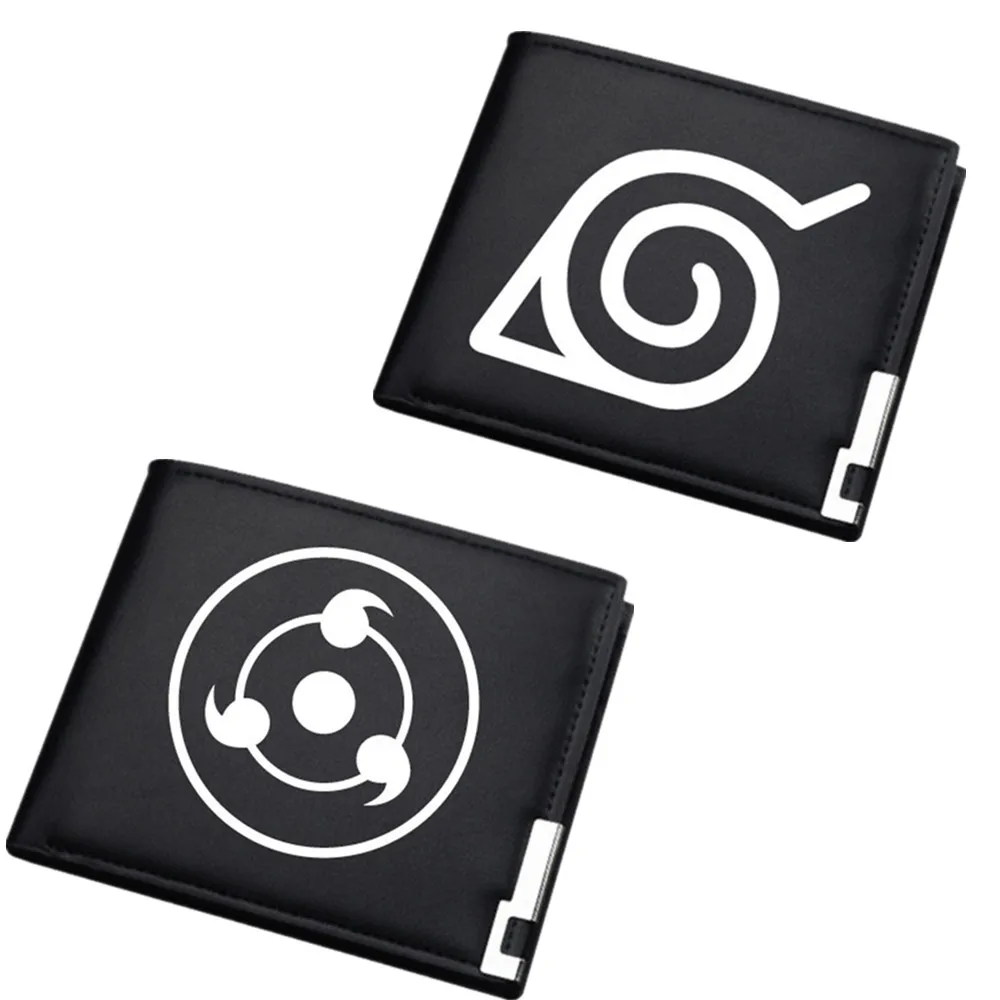 Аниме Косплэй из искусственной кожи короткие бумажник держатель для карт монет