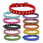 11 цветов, блестящие стразы, искусственная кожа, ошейник для собак, аксессуары для домашних животных, Кристальный бриллиант, ошейник для собак и поводок для маленьких больших собак