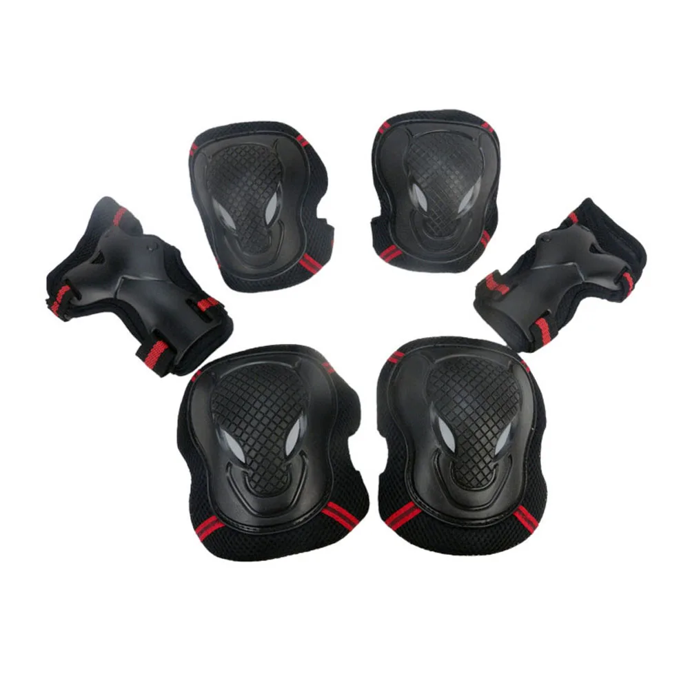 

6Pcs/Set Skating Skateboard Roller Blading Elbow Knee Wrist Safety Protective Gear Sport Pad Guard XR-Hot