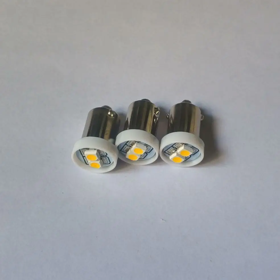 Бесплатная доставка Ba9s 2 SMD 2835 Светодиодный Светодиодная лампа DC6.3v для