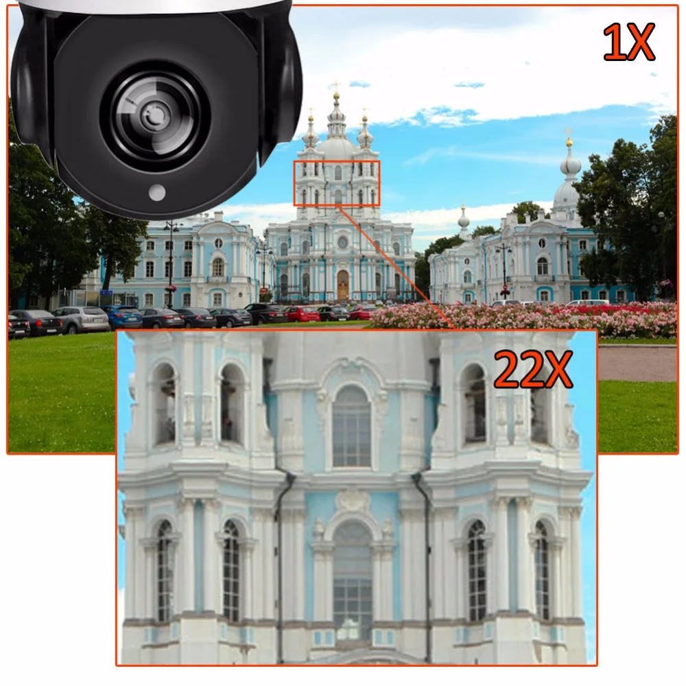 Wi Fi IP камера видеонаблюдения внешняя беспроводная PTZ s скоростная купольная 3G 4G