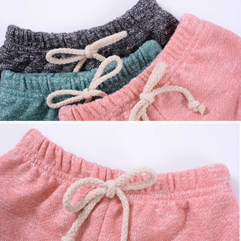 Детские бархатные шаровары bunvel однотонные детские треугольные Трусы шорты