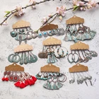 Набор женских сережек в стиле бохо, Винтажные Украшения, юбилей, день рождения, рождественский подарок, 2020