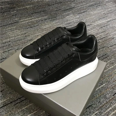

Plus Size 43 44 45 Luxury Brand Men's Black Casual Alexander Shoes Women's Flat White Sneakers Zapatos De Hombre