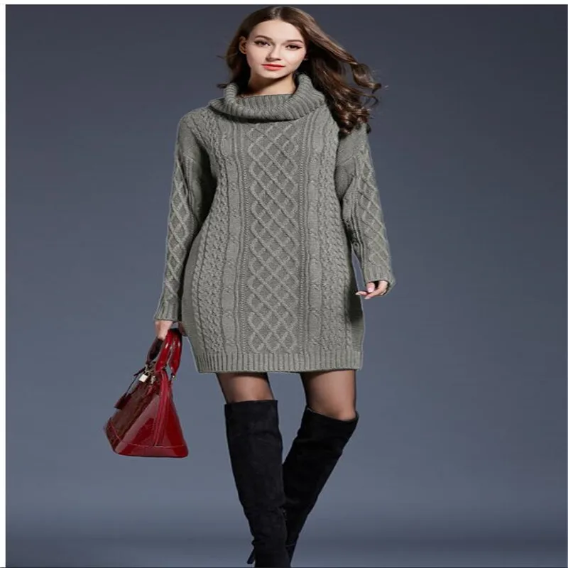 Женский Теплый свитер Babbytoro зимние вязаные рождественские свитеры с длинным