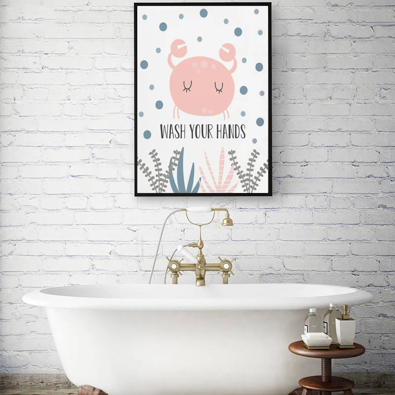 Детская щетка с принтами в ванной комнате ручная стирка милый холст рисунками из