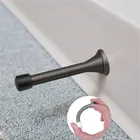 Многоцветный пружинный дверной ограничитель 3-18 ', сверхпрочный дверной ограничитель-гибкий пружинный дверной ограничитель с низкой установкой, детский резиновый бампер