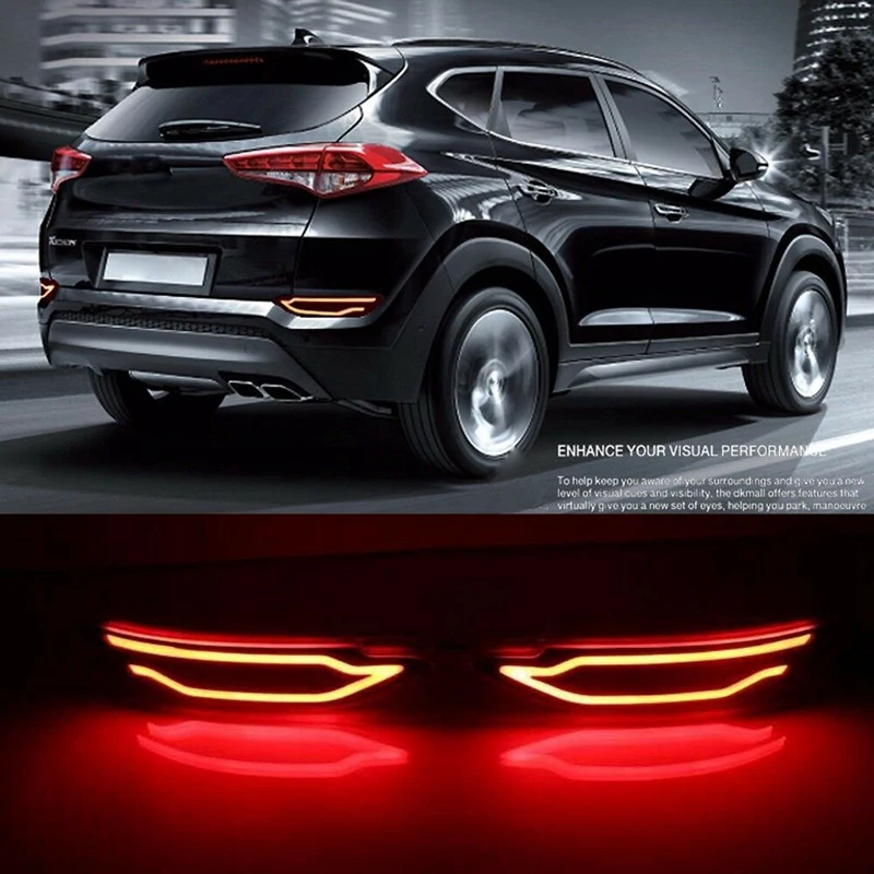 Светодиодный задний бампер отражатель тормозной светильник для hyundai все новые