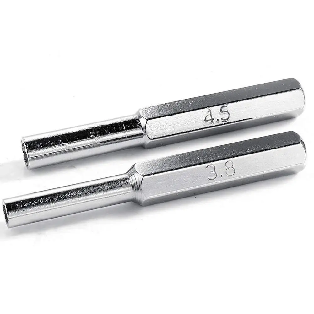 

Citop 1pcs 3.8mm 4.5mm Hexagon Nut Driver Drill Bit Socket Screwdriver Head Wrench Set for Game Cube Systems Handle Tools