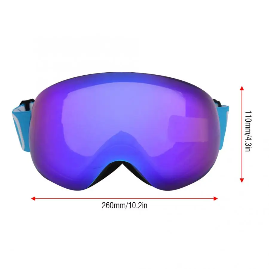 Профессиональные лыжные очки BE NICE для сноуборда снегохода противотуманные