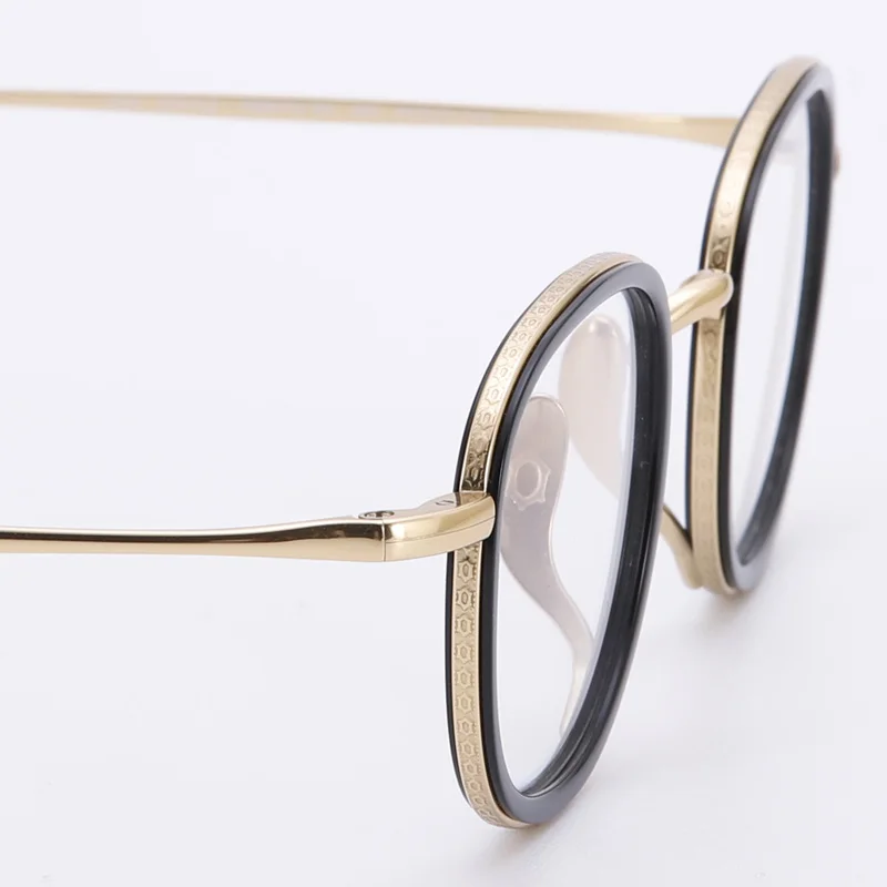 Овальные очки из чистого титана маленькая оправа для очков женские близорукости