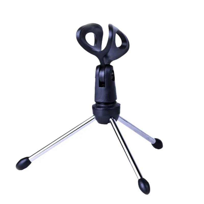 professional Mini Microphone Tripod Stand Holder Stage/ Table Small MIC Stabilizer For Live Streaming | Электроника