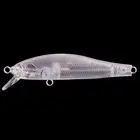 Прозрачная рыболовная приманка в виде гольяна, 20 шт.лот, 7 см, 4,7 г, неокрашенный воблер в виде рыбы, снасть, кренкбейт, искусственная пустая японская жесткая приманка, свимбейт