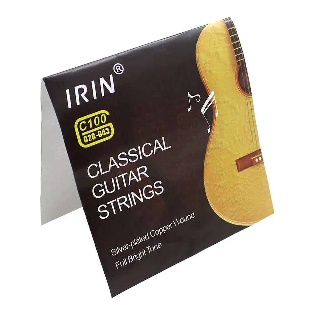 1 комплект гитарные струны нейлоновые Серебристые супер светильник для