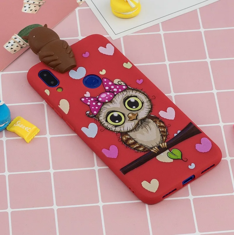 Чехол для Xiaomi Redmi Note 7 чехол с объемными игрушками рисунком панды кота Pro A 7A