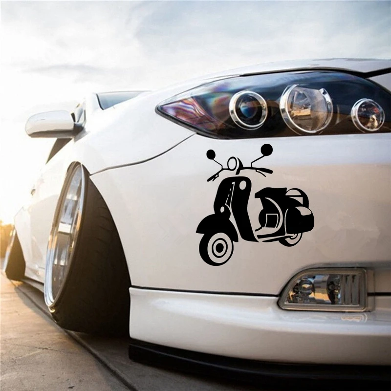 30126# наклейки на авто Двигатель Vespa водонепроницаемые машину наклейка для