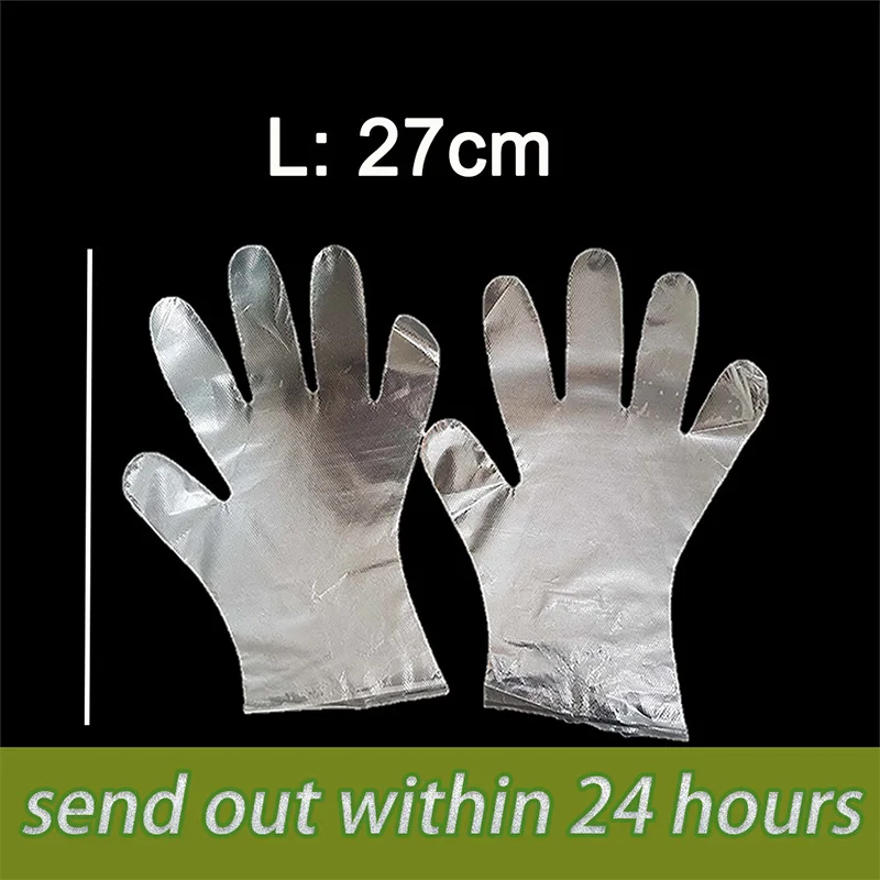 100/300/500 шт одноразовые перчатки для пищевых продуктов защитные тонкие кухни|Кухонные перчатки| |
