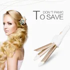 Щипцы для завивки волос 3 в 1, многофункциональный утюжок с подогревом, профессиональные инструменты для укладки волос, 20 #824