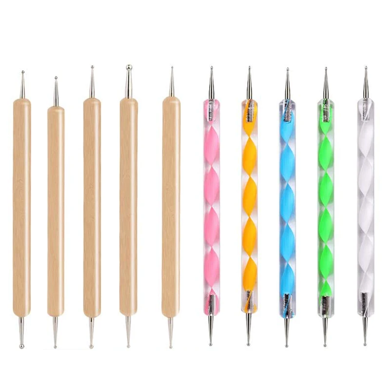 

Набор инструментов для рисования в горошек, 10 шариков, с коробкой