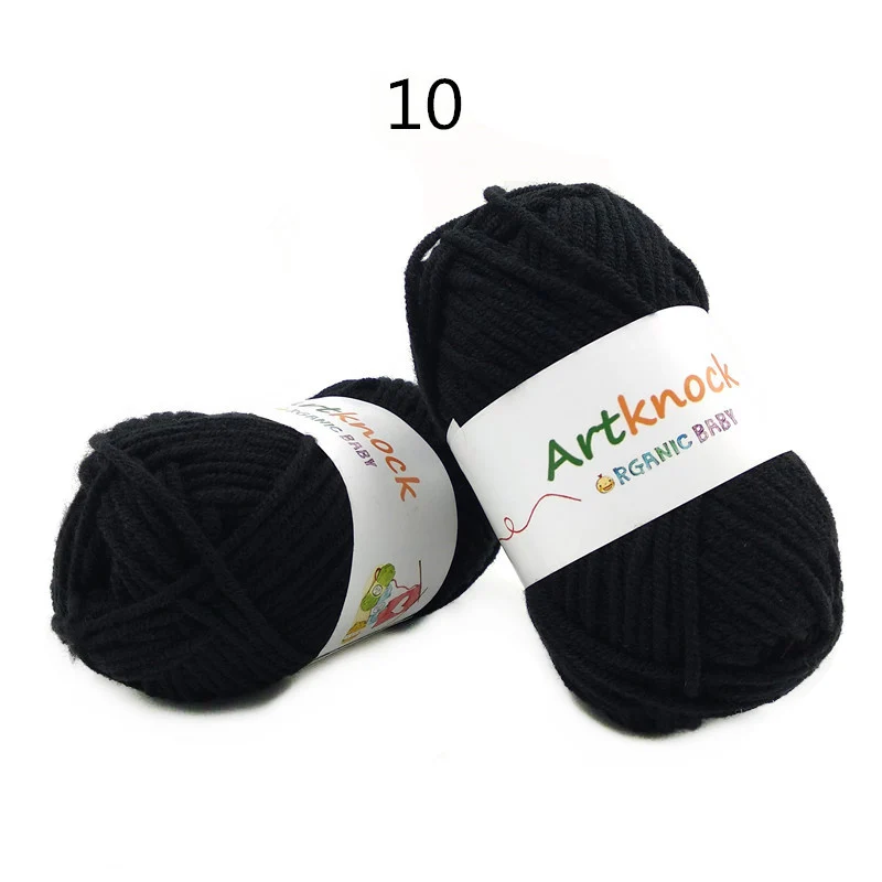 A10 16PCS 16 шт., хлопчатобумажная пряжа для вязания крючком, пряжа для ручного вязания, носки-свитера, 25 гр./шт, предлагаем спицу для вязания крючком, № 3 - Цвет: A10 16PCS
