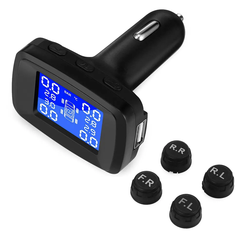 Сигнализация давления в шинах TPMS автомобильный контроль 4 шт. датчик