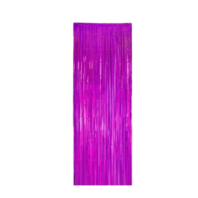 

1pc Raindrops Gold Silver Metallic Foil Tinsel Fringe Holiday Curtain Backdrop Photography Wedding Party Decorations S0J7