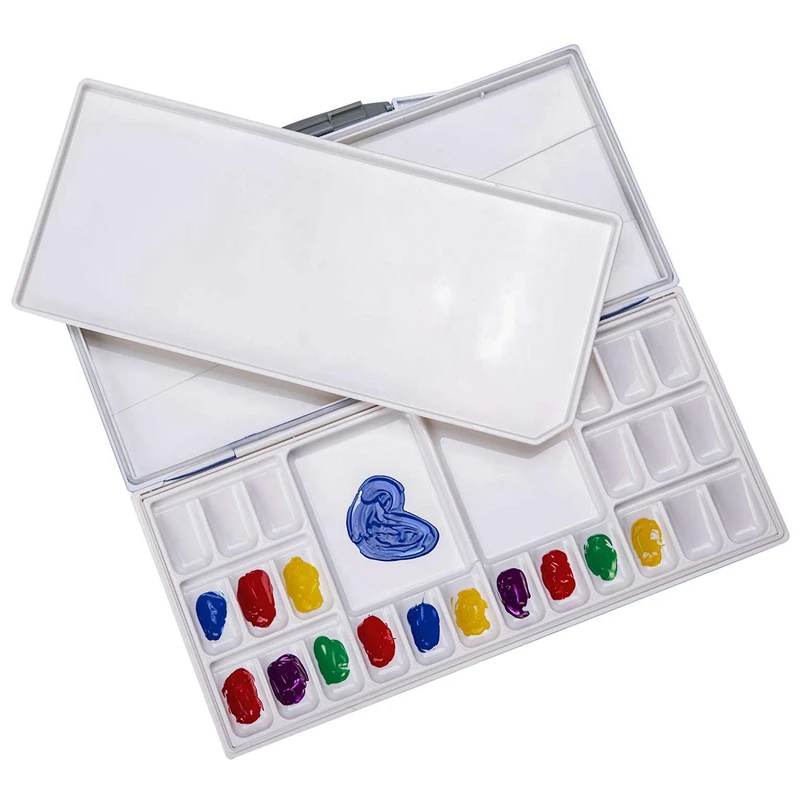 24 ячейки Высококачественная пустая Акварельная палитра красящие банки коробка