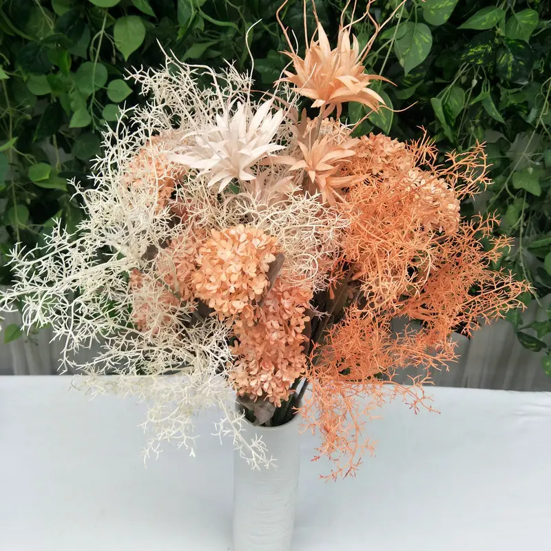 80 см поддельные высушенная ветка Свадебные украшения Макет с цветочным рисунком