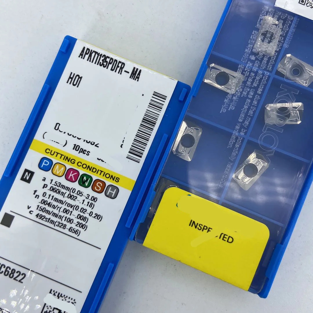 Алюминиевый Токарный Инструмент APKT1604 MA3 H01 APKT1602 APKT113502 Фрезерный инструмент