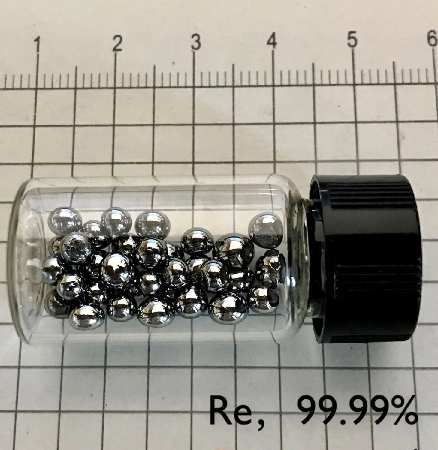 

99.99% Rhenium rare metals (solid 0.5g pellet)
