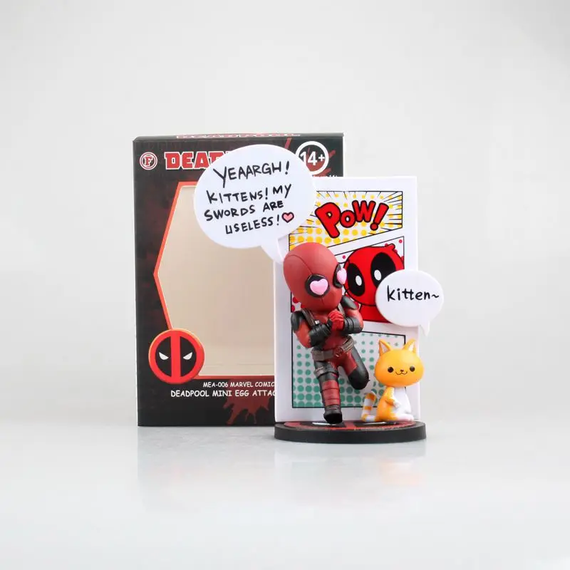 Marvel X-Men Deadpool Breaking The Four Wall экшн-фигурка Модель Аниме кукла украшение ПВХ