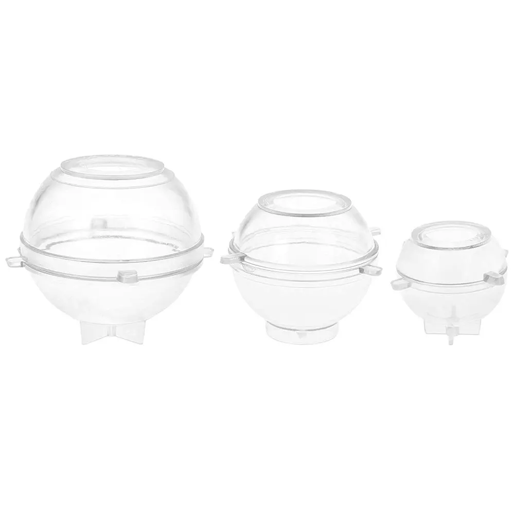 

Round Sphere Ball Shape Candle Mould Ball Candle Moulds DIY Wax Soap Making Tools for 4cm/6cm/8cm Diameter Balls Set 3PCS