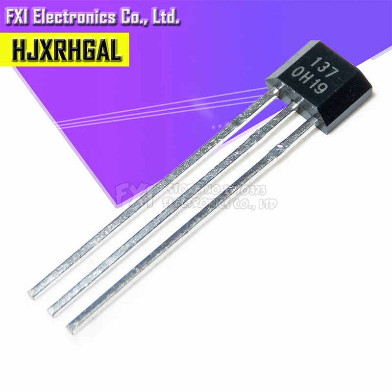 

50pcs OH137 Hall Effect Sensor for Highly Sensitive Instruments TO-92S TO-92 In-kind Shooting new