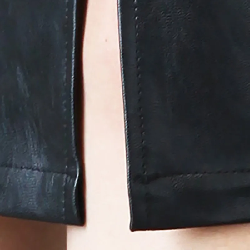 Женская Осенняя сумка с высокой талией набедренная полудлина искусственная кожа