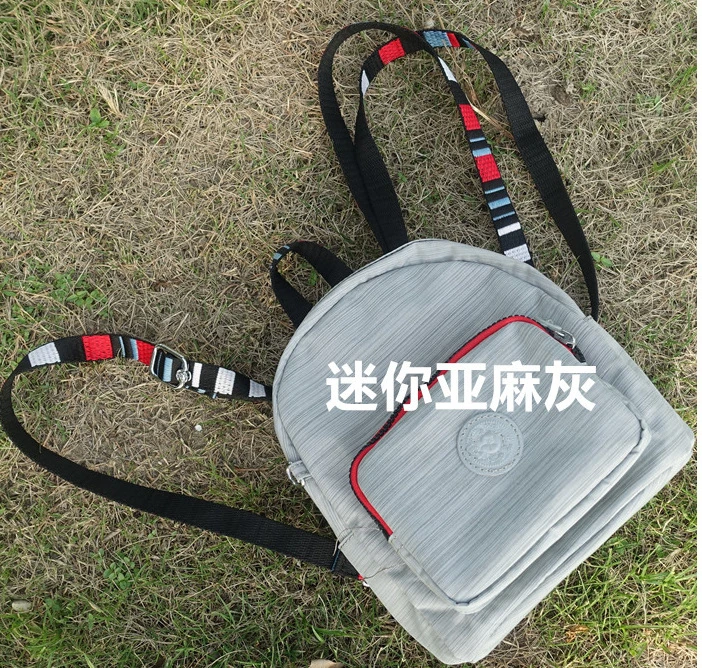 Оригинальная мини-рюкзак для женщин Bolsa KIP Style рюкзак школьный bagpack маленькая сумочка для путешествий с принтом «обезьяна» сумка Mochila mujer - Цвет: Светло-серый