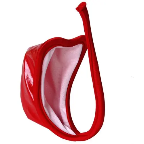 Стринги из искусственной кожи C-string невидимое нижнее белье трусы для