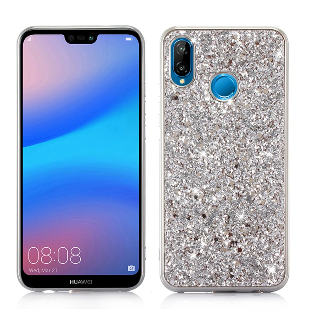 Роскошный блестящий чехол из золотой фольги для телефона Huawei P30 Pro P20 Mate 20 Lite Y5 Y6 2019