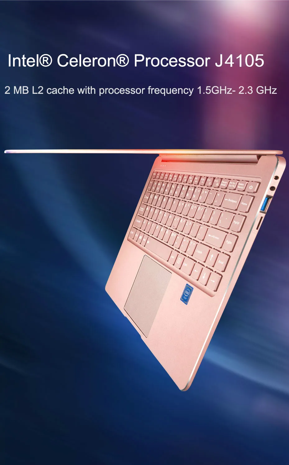 Intel J3355/J3455/J4105 14 дюймов 8G DDR4 Оперативная память 128/256/512/1024G SSD ноутбук с лазерной гравировкой клавиатура с подсветкой