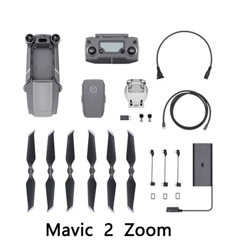 Дрон DJI Mavic 2 Zoom радиус 8км камера 4К HDR от Hasselblad с однодюймовым CMOS сенсором
