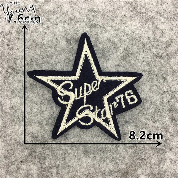 

Fashion Multicoloured Flower Patch Hot melt adhesive Applique Embroidery Patches Stripes DIY Kids Clothing Accessories C106-C224