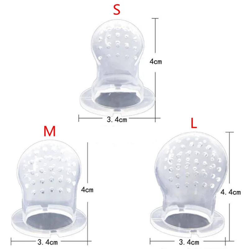

1PC Baby Teether Nipple Fruit Food Mordedor Silicona Bebe Silicone Teethers Safety Feeder Bite Food Teether BPA Free