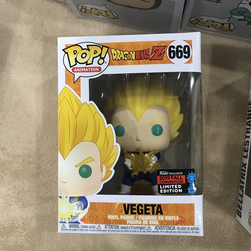 NYCC эксклюзивная официальная Funko Dragon Ball Z-Vegeta(Final Flash) Виниловая фигурка Коллекционная модель игрушки в коробке