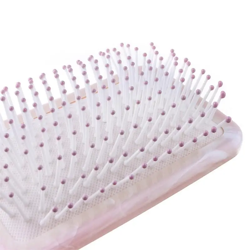 Пластиковая щетка для волос с мраморным узором 4 цвета Массажная мокрых и